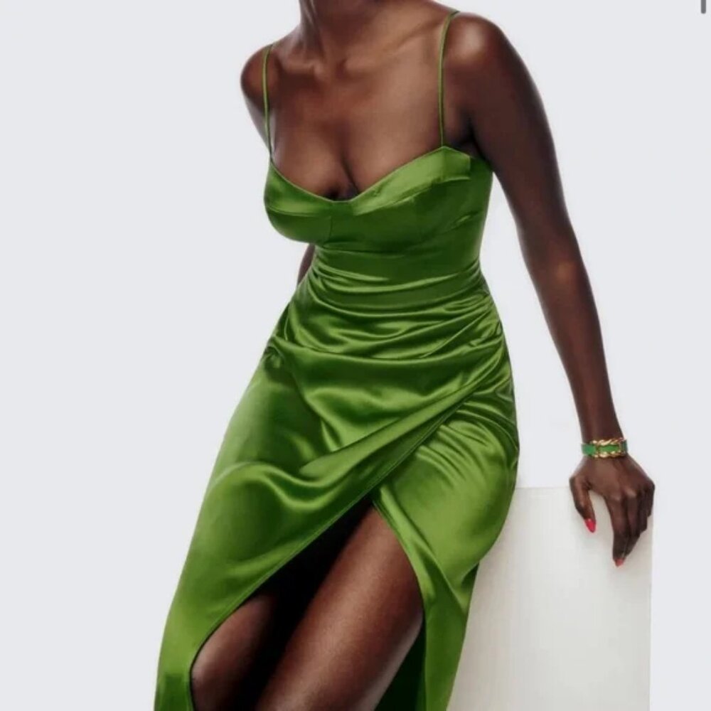 NWT Reformation Marguerite Silk Dress